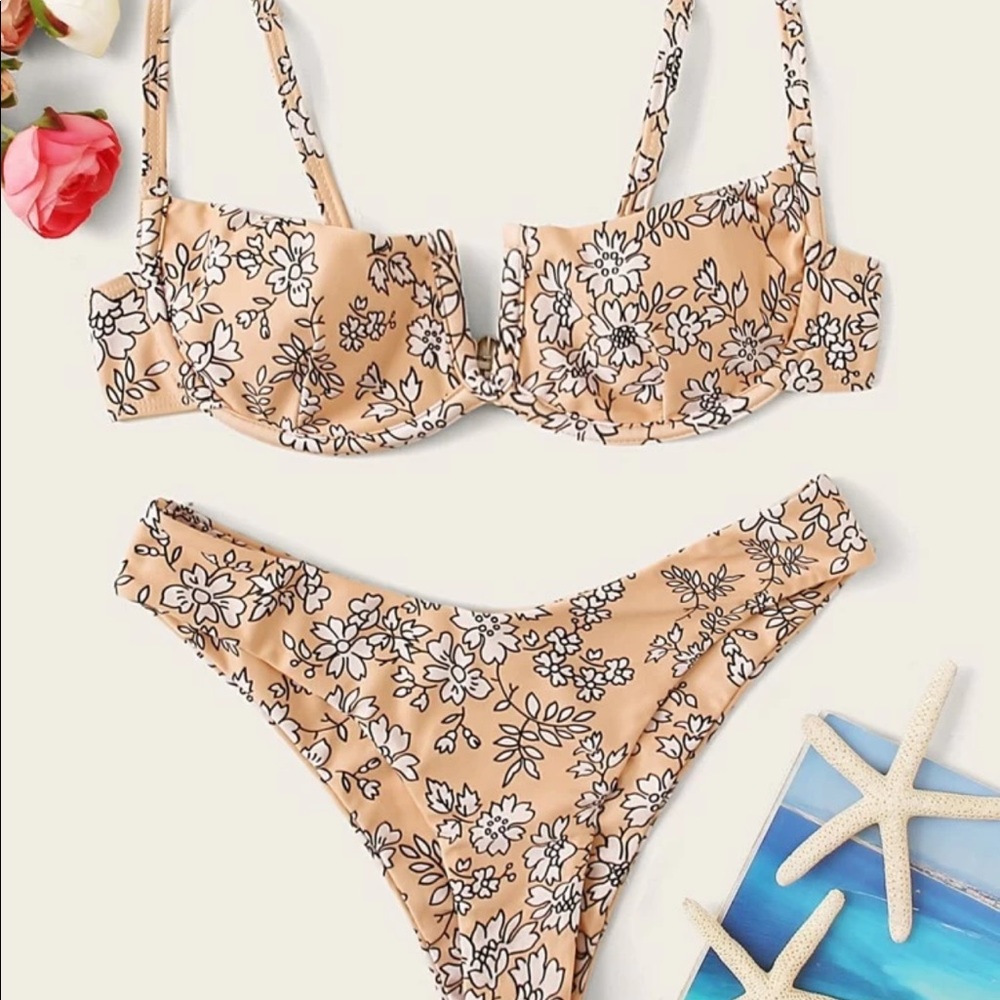 orange bikini